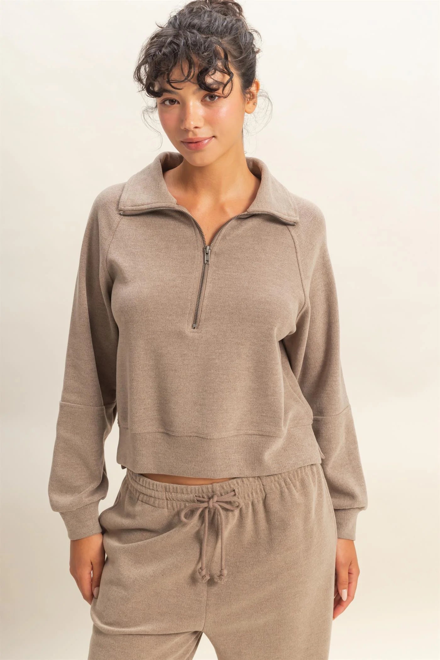 Harper Half Zip Pullover Sweatshirt