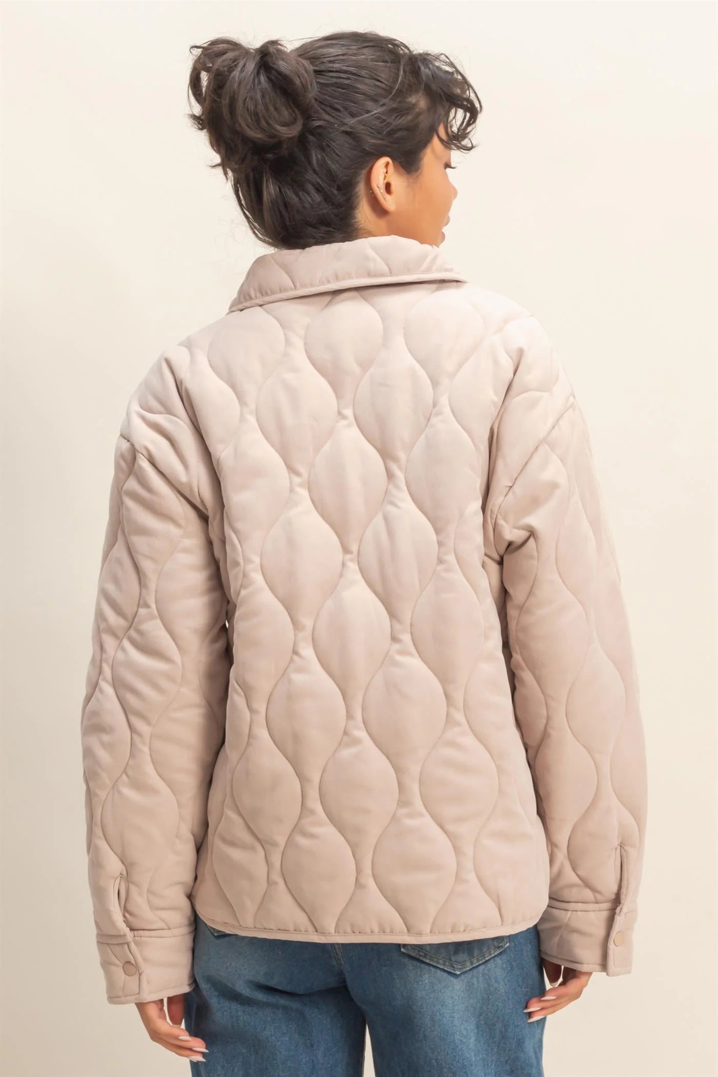 Billie Quilted Half Zip Pullover Jacket