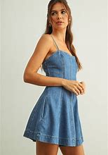 Adele Paneled Washed Denim Romper