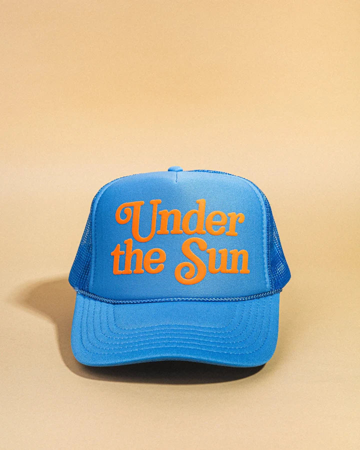Under The Sun Trucker Hat/Blue