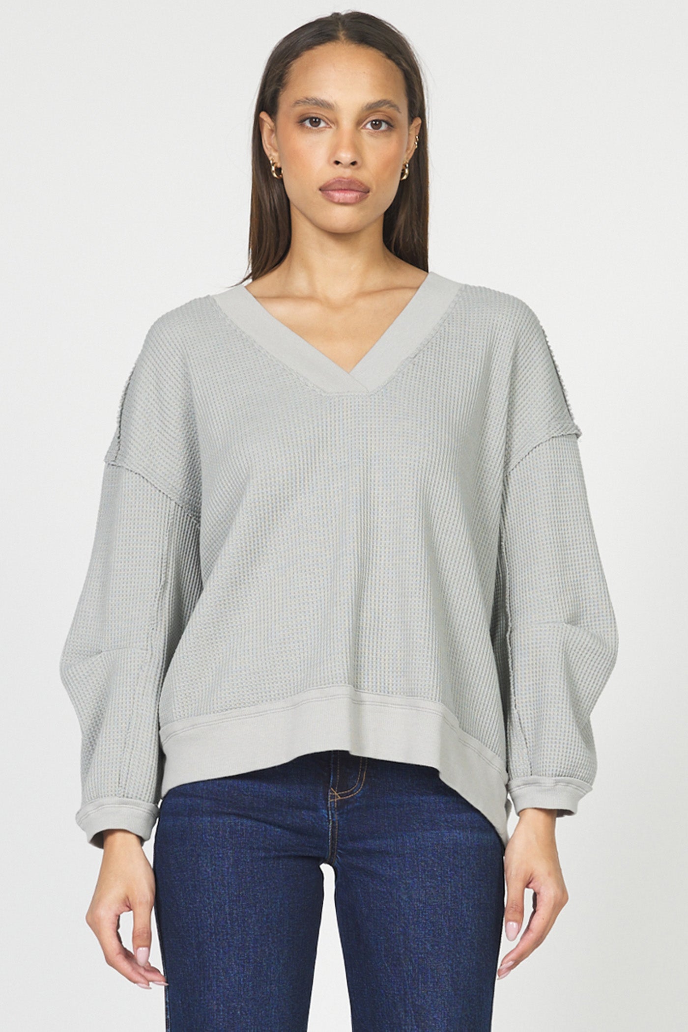 Martine V Neck Long sleeve Top