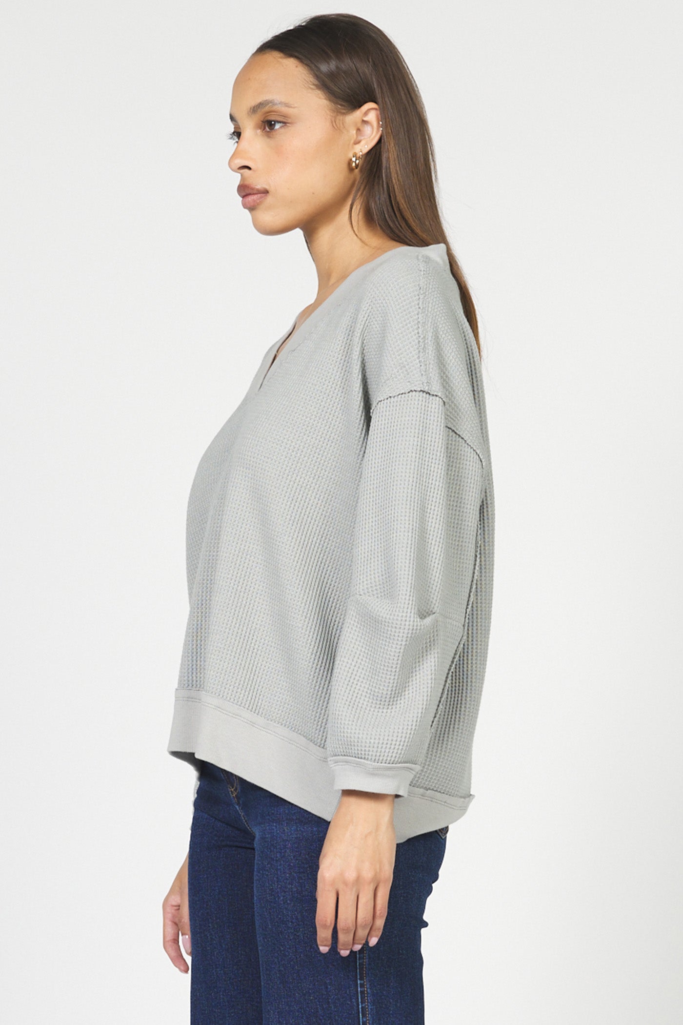 Martine V Neck Long sleeve Top