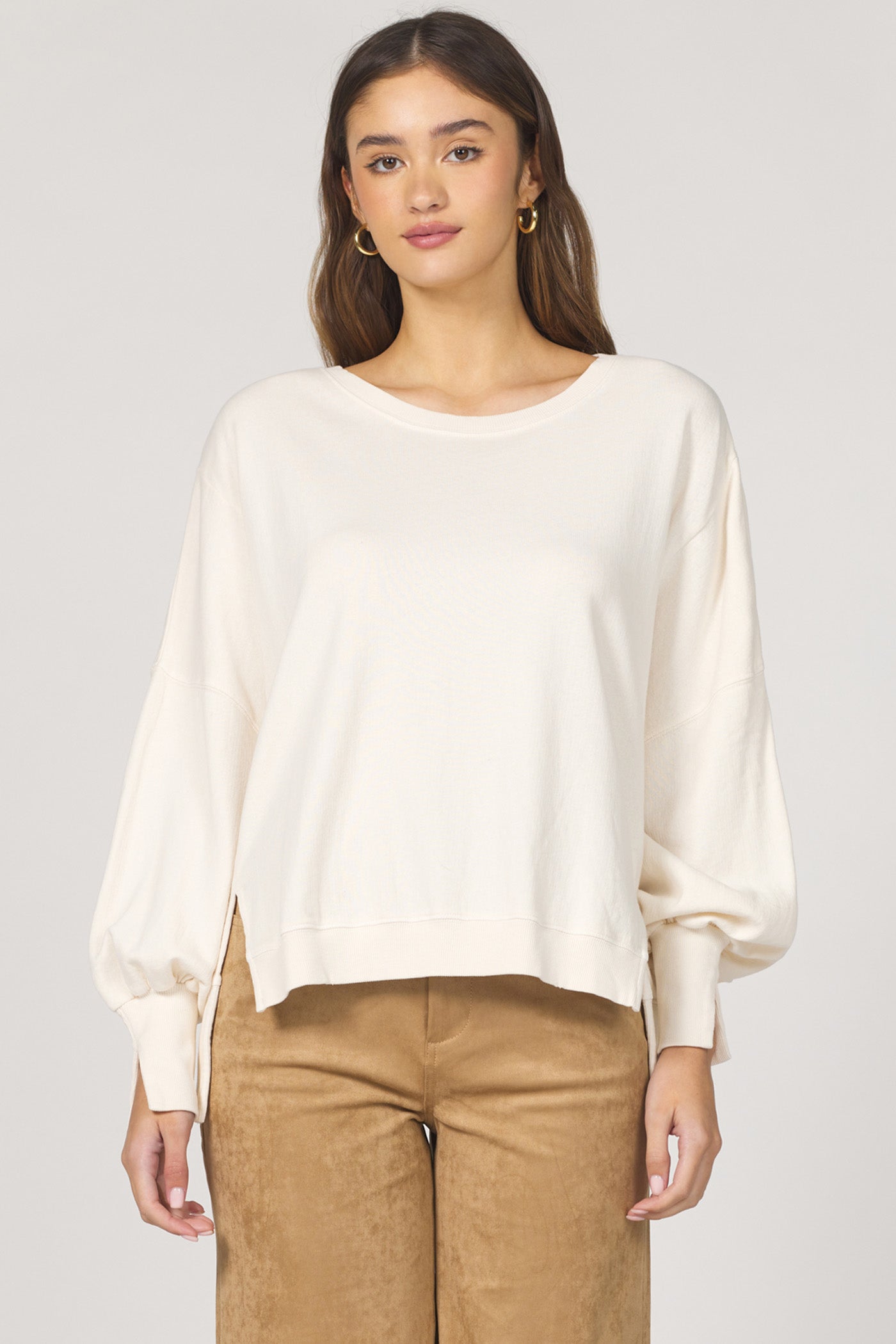 Trenton Relaxed Crew Neck Top