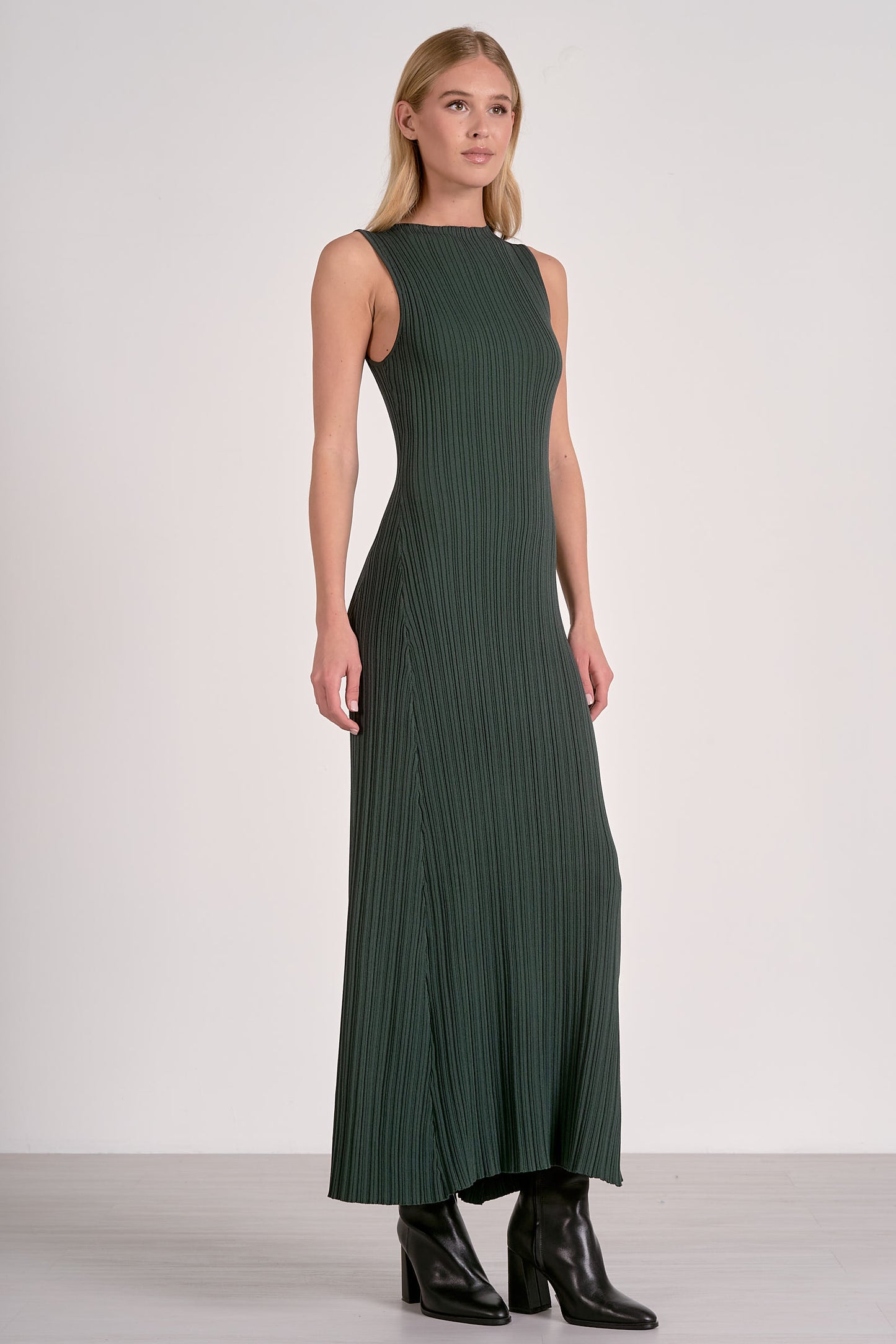 Vera Crew Neck Sleeveless Maxi Dress