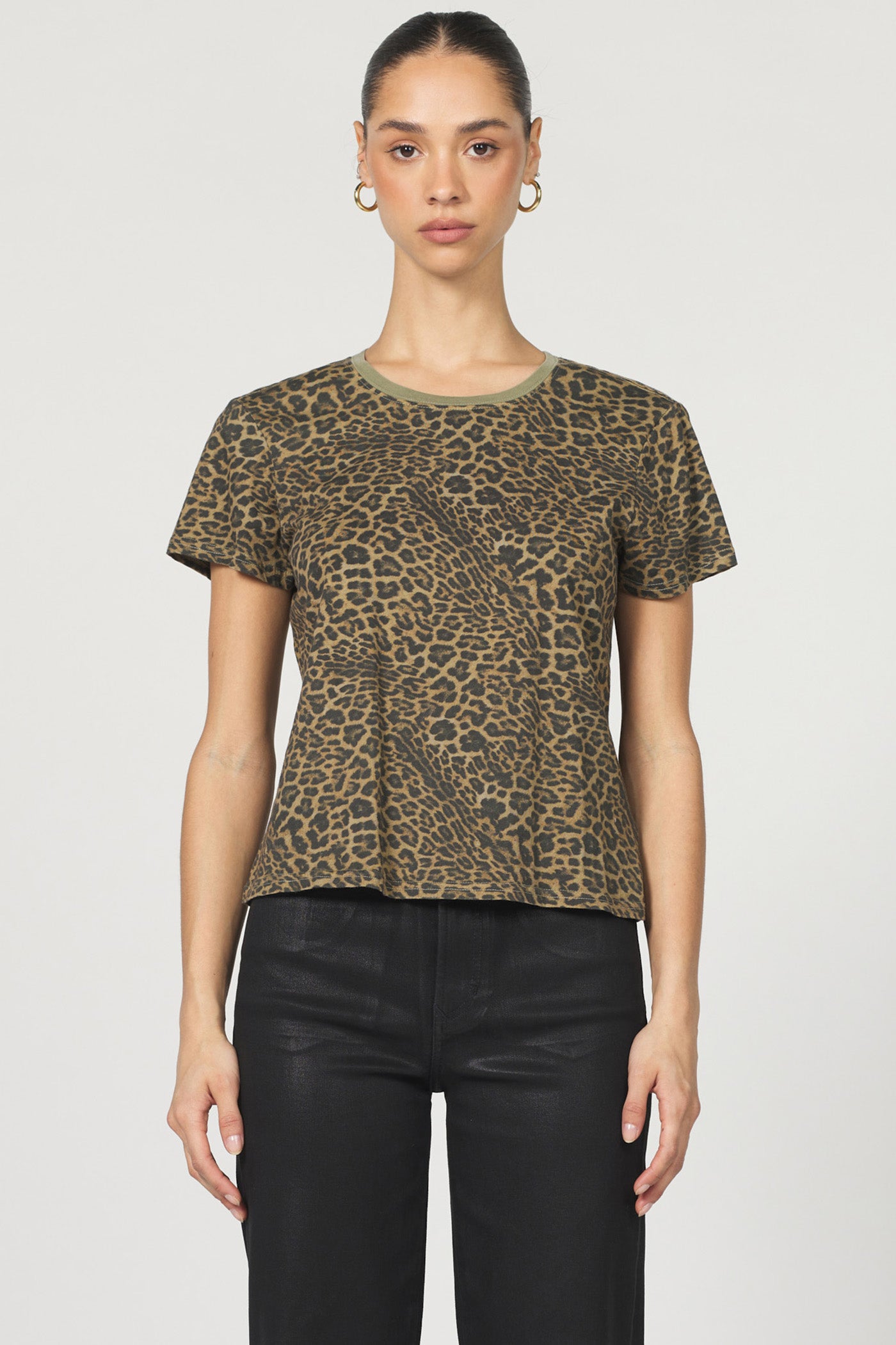 Unity Vetiver Leopard Tee
