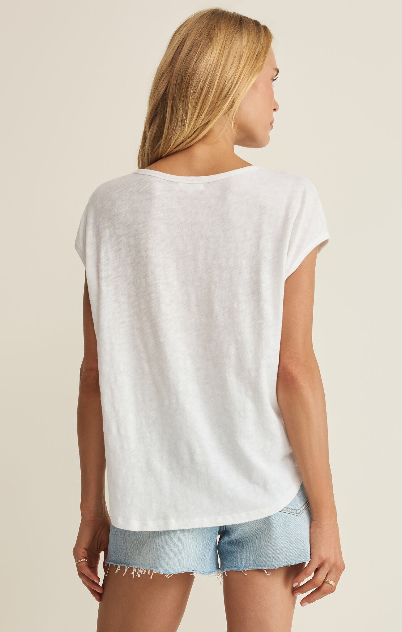 Sol Slub Top/White