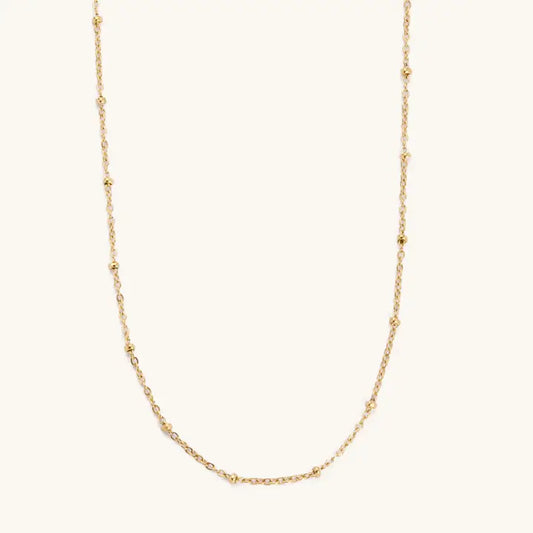 Jess Gold Fill Ball Chain Necklace