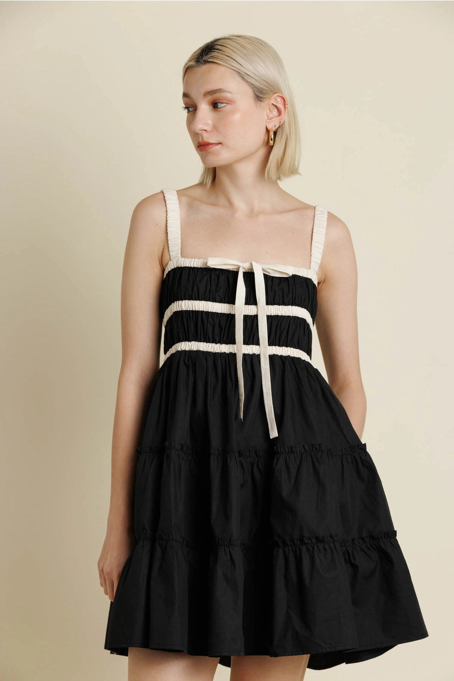 Gracie Contrast Mini Dress