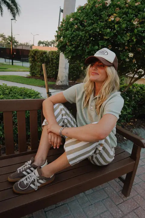 Good Days Trucker Hat/Brown