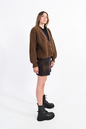 Relaxed Fit V Cardigan