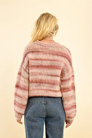 Chunky Knit Stripe Sweater