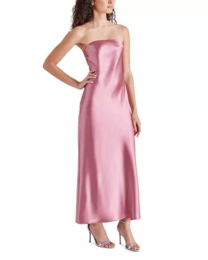 Jessamine Strapless Satin Dress