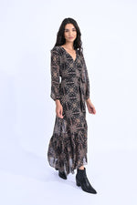 Printed Wrap Dress