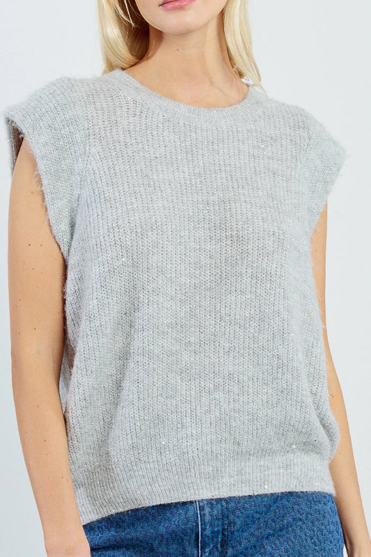 Brynn Sleeveless Knit Sweater