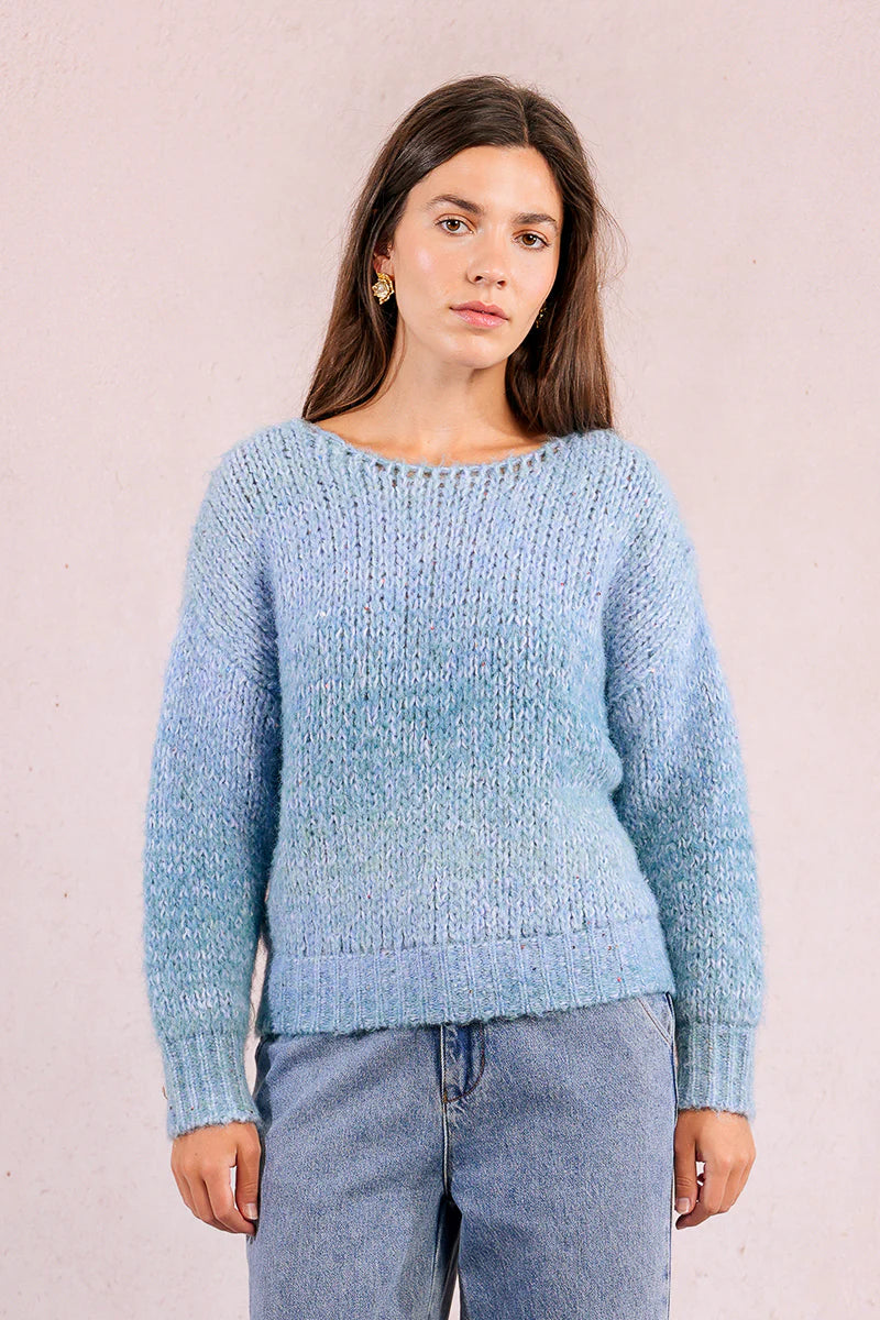 Paige Blue Knit Sweater