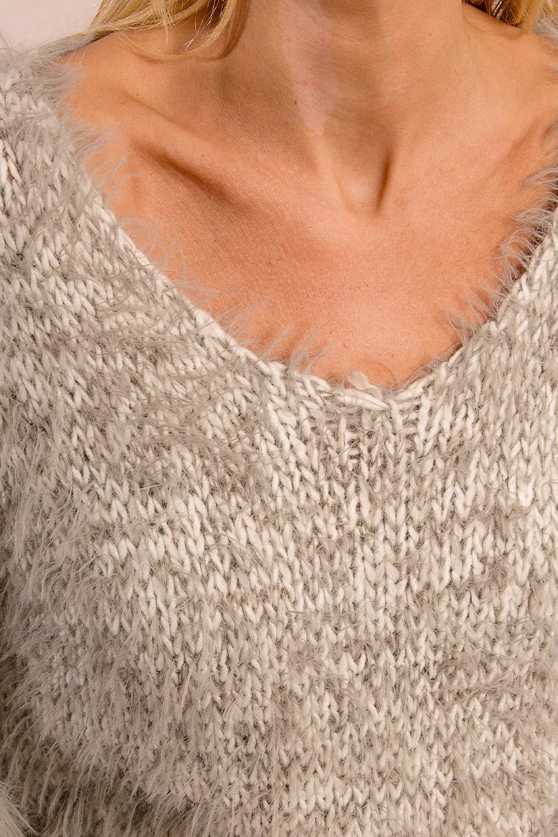 Macy Textured Knit Sweater