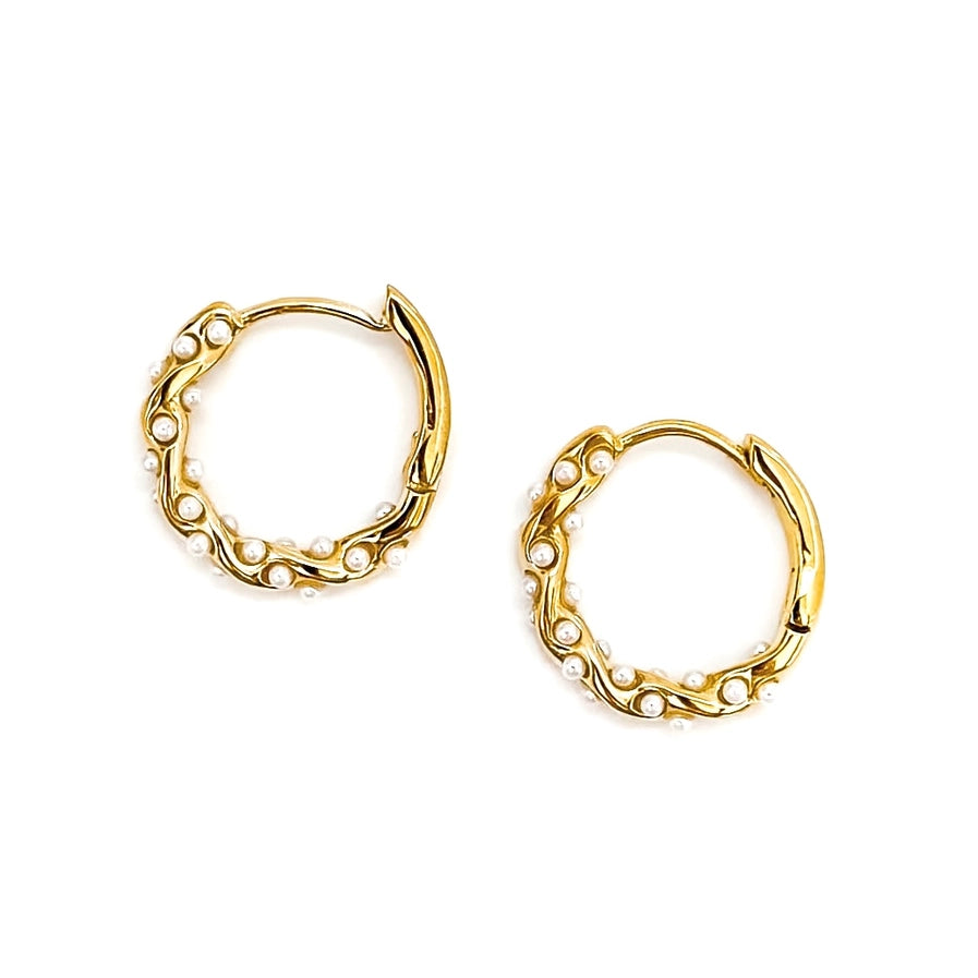 Elle Pearl Hoops