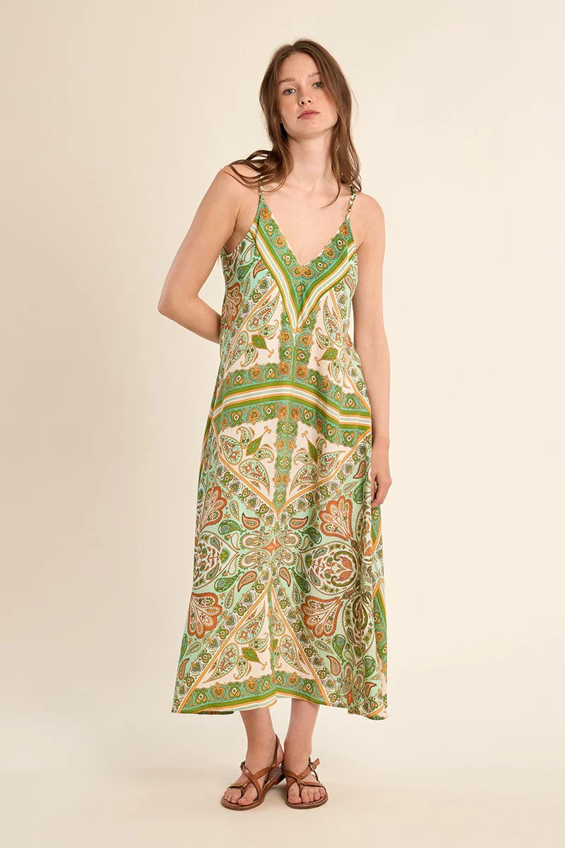 Laurel Printed Maxi Dress