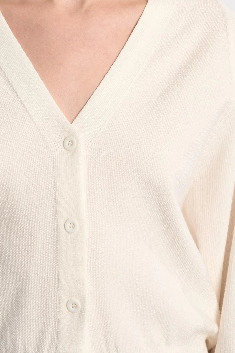 Women's soft knit button front cardigan