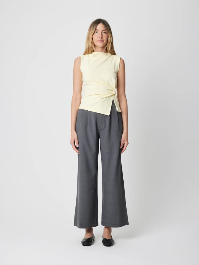 Josephine Twist Top/Butter Yellow