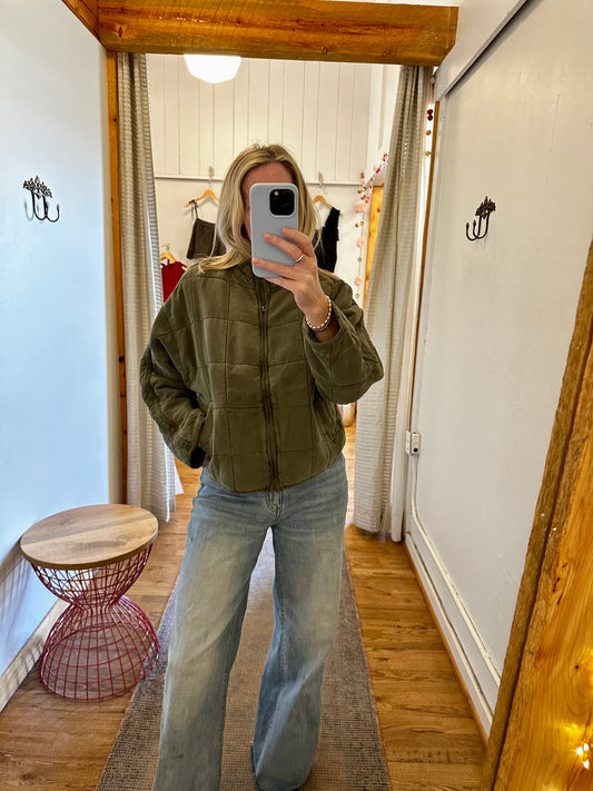 Toby Quilted Jacket/Olive