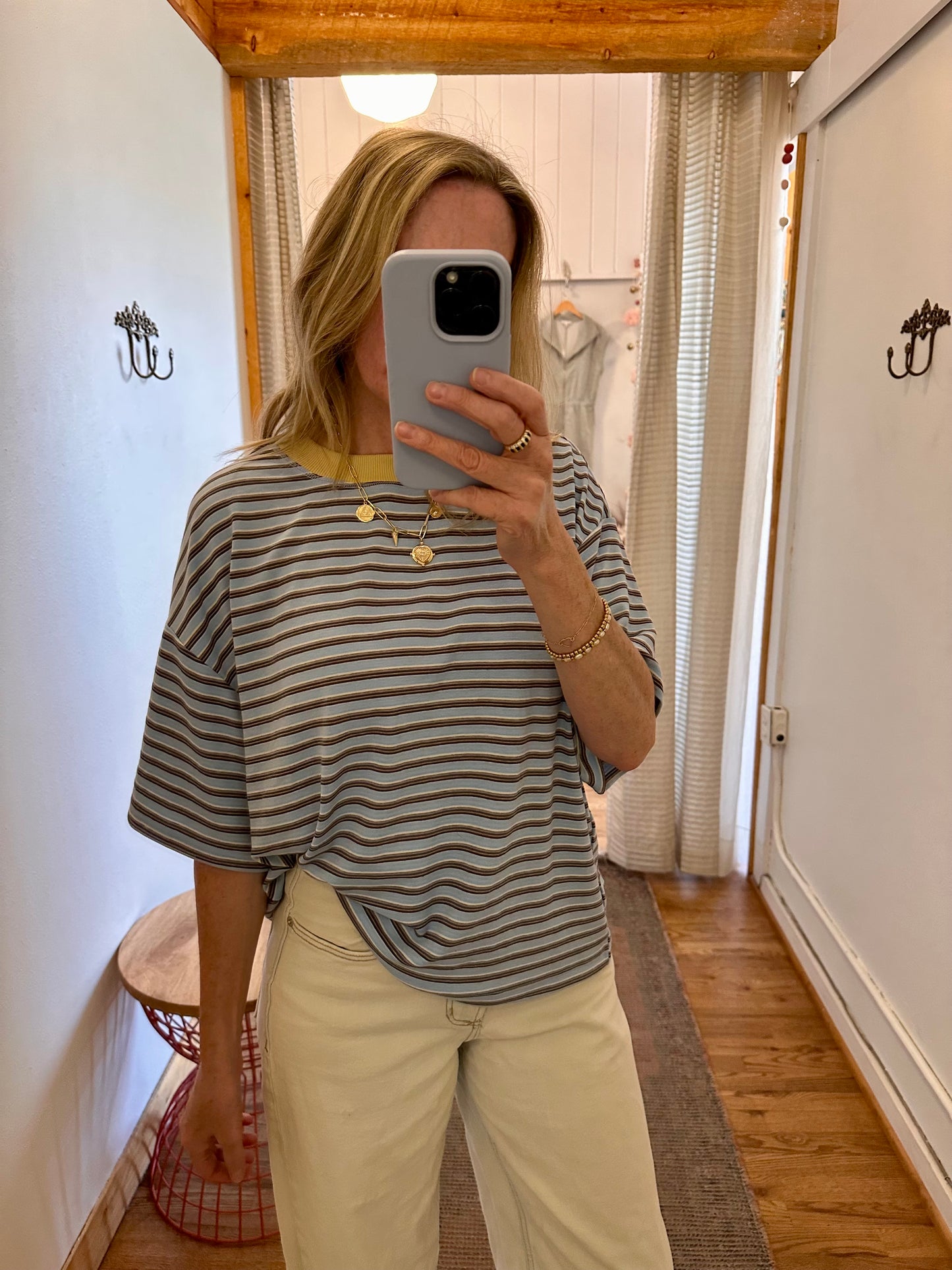 Haley Striped Oversized T-Shirt