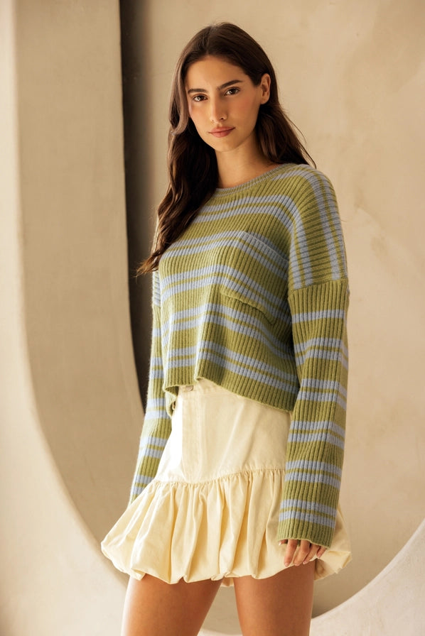Ryan Striped Pullover Sweater