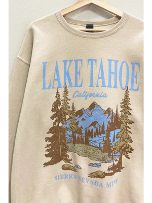 
            
                Load image into Gallery viewer, Lake Tahoe Mountains Sweatshirt
            
        