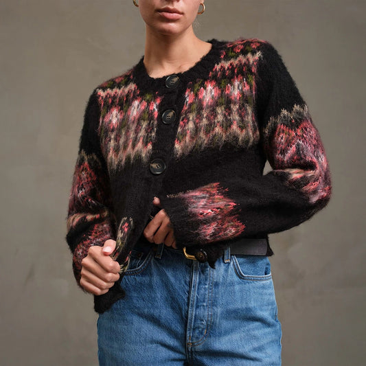 Camden Icelandic Fuzzy Knit Cardigan