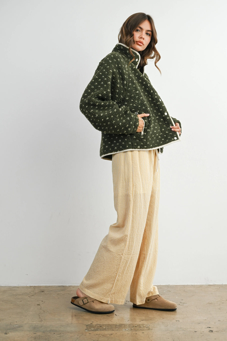 Quinn Fleece Puffer Jacket