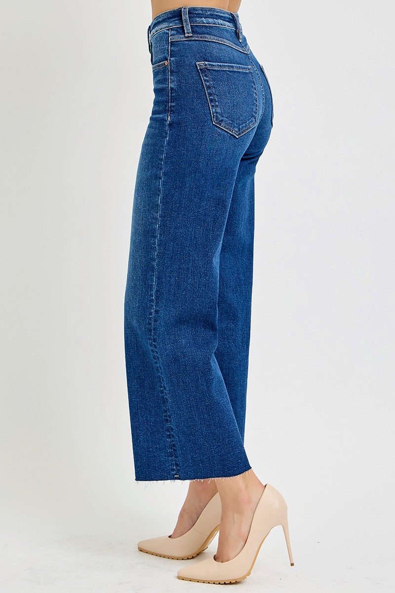 Chelsea Wide Leg Crop Jeans