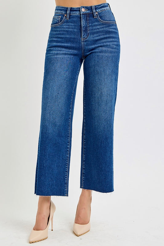 Chelsea Wide Leg Crop Jeans