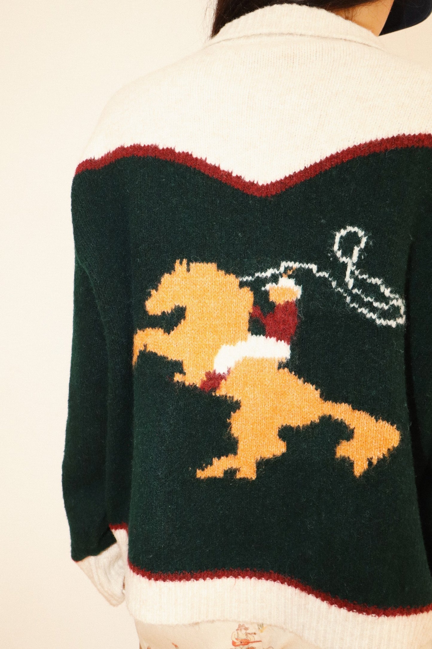Rodeo Cowboy Zip up Sweater