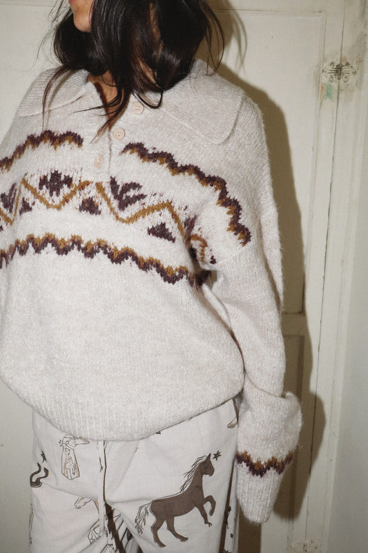Miranda Cozy Fit Nordic Sweater