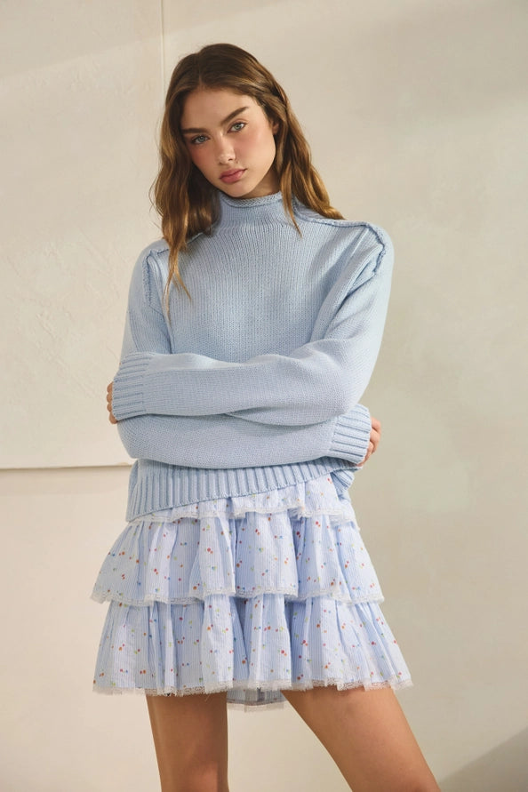 Lennon Mock Neck Sweater