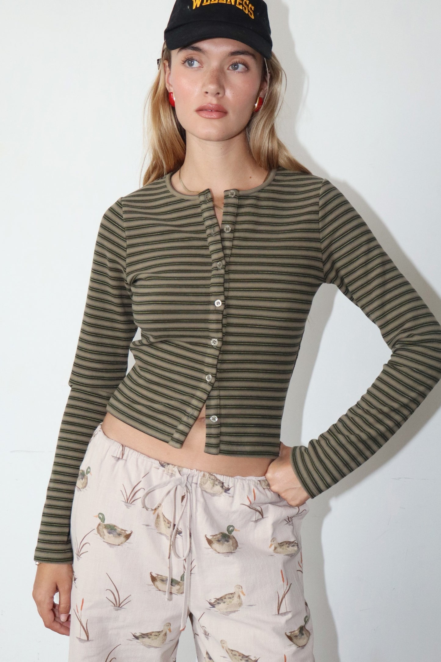 Bree Striped Cardigan