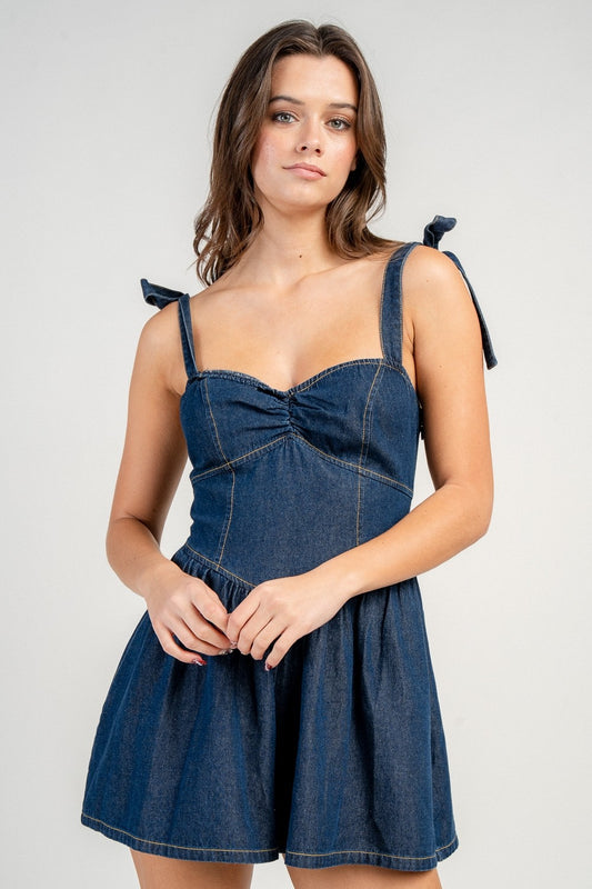 Isla Denim Romper