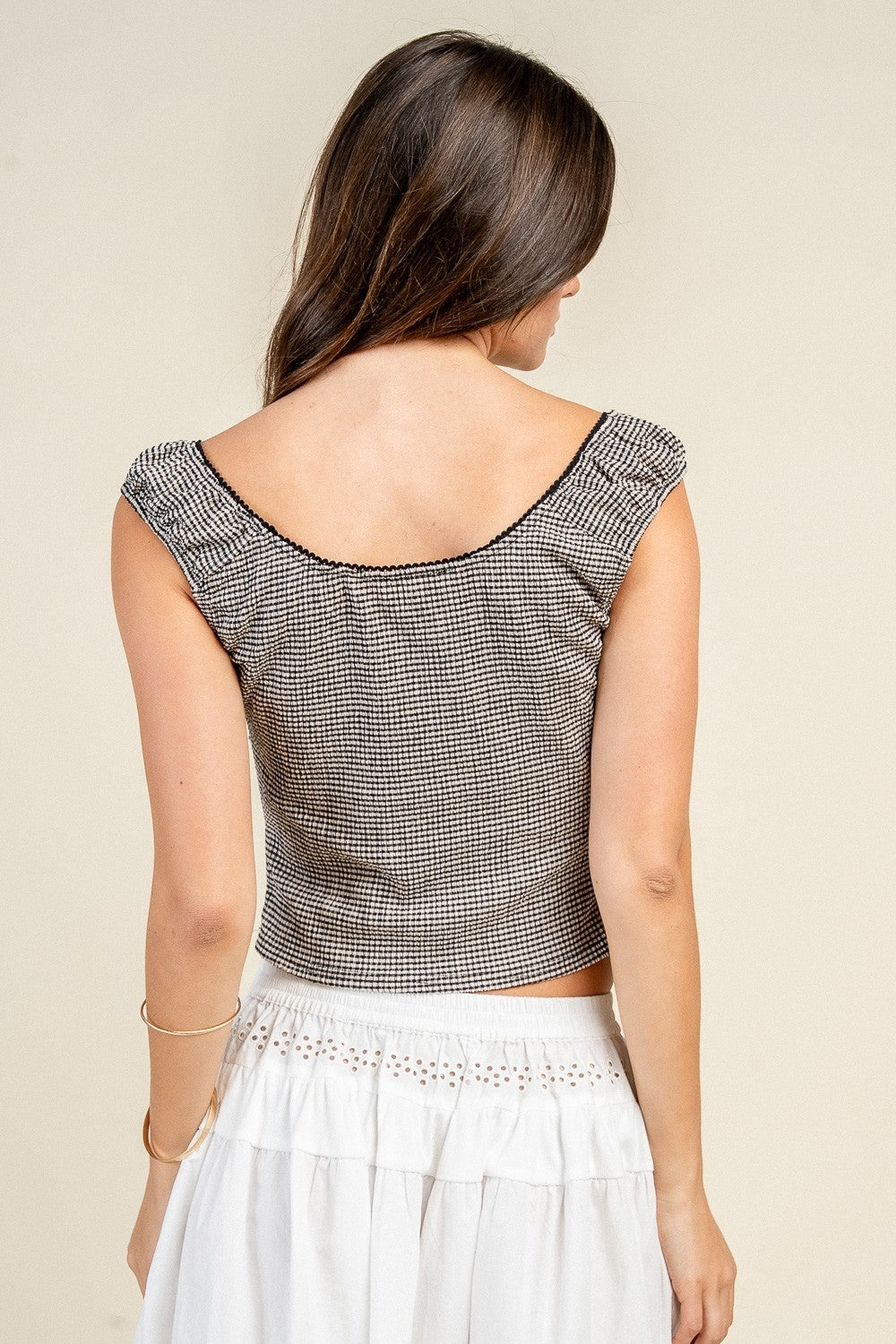 Ellison Short Sleeve Fitted Top