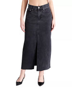 Avani Front Slit Denim Skirt