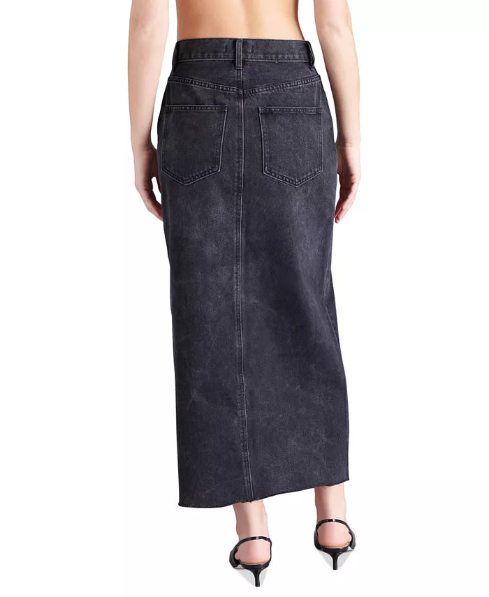 Avani Front Slit Denim Skirt