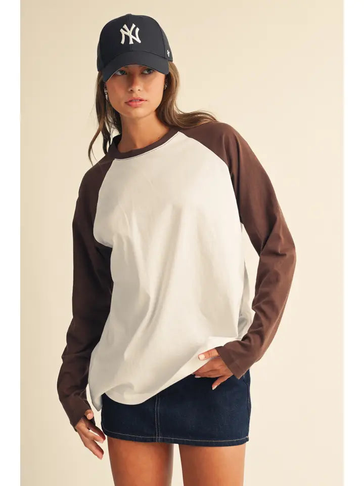 Alice Contrast Baseball tee