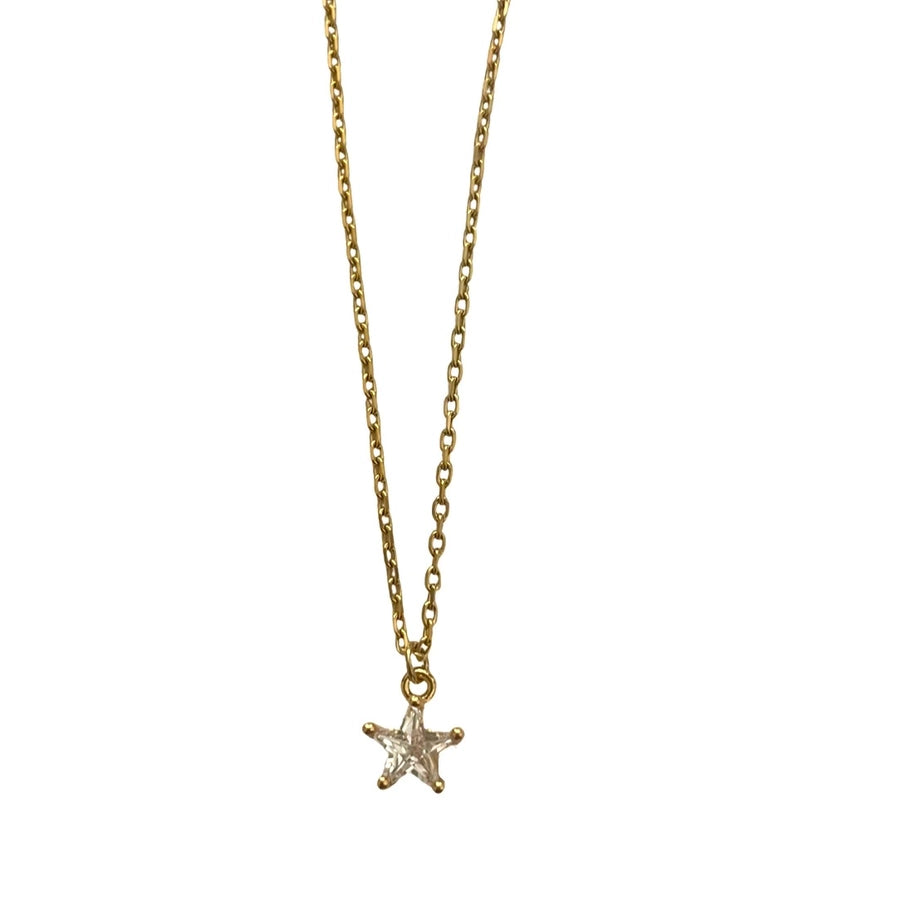 Mini Crystal Star Necklace