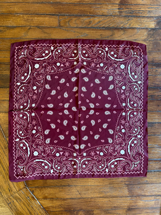 Burgundy Bandana