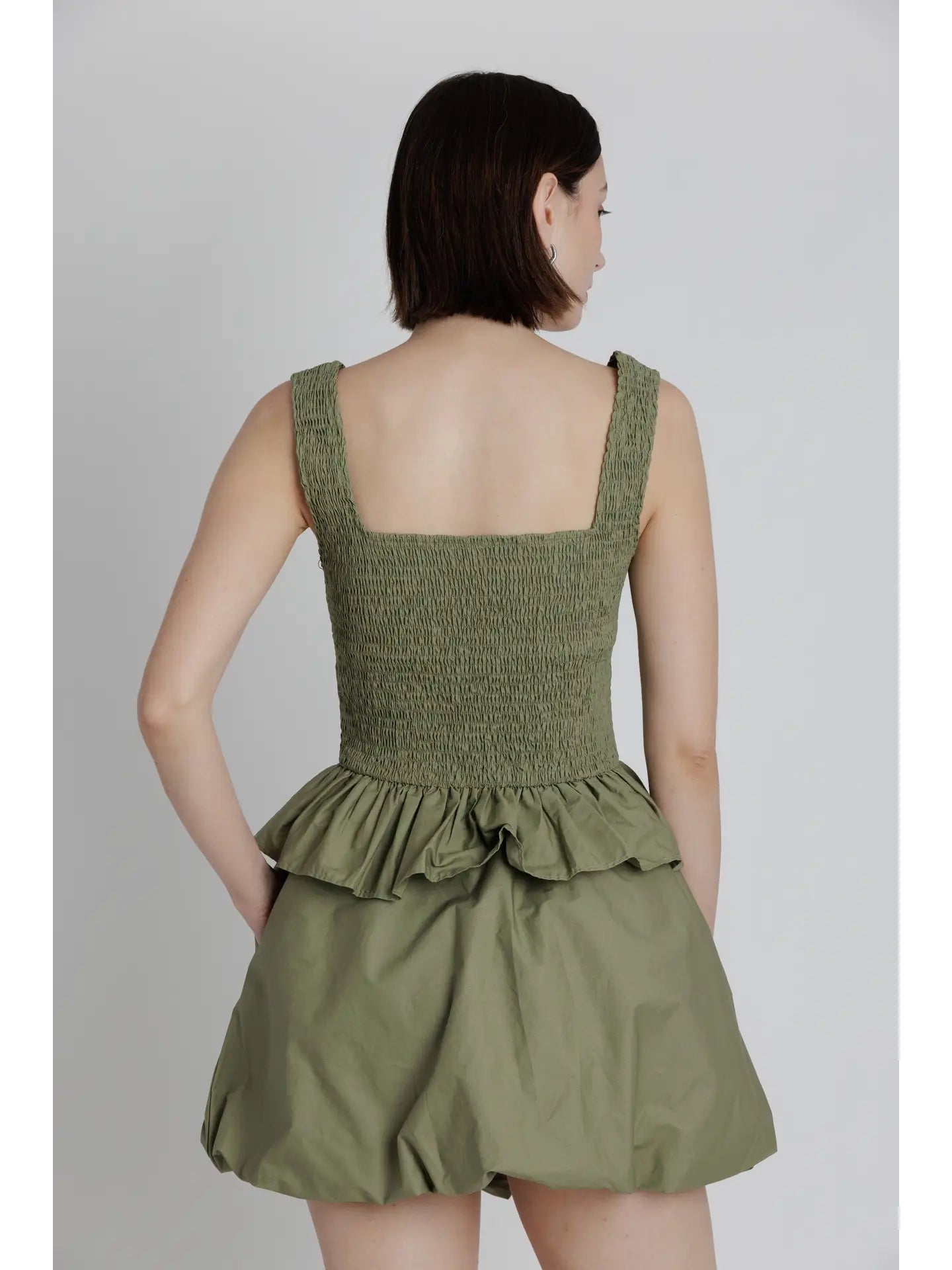 Molly Smocked Peplum Top