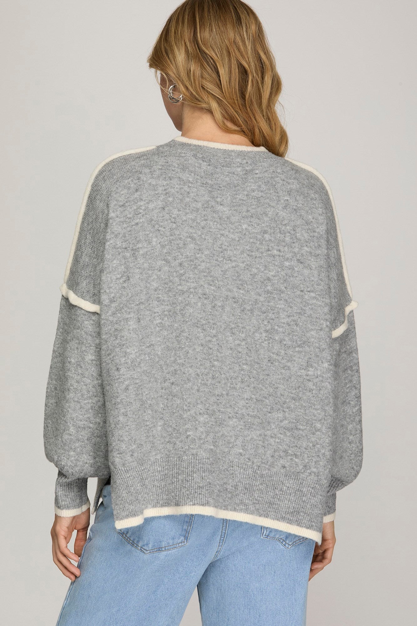 Sylvie Contrast Sweater Top
