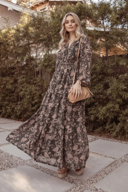 Mckenzie L/S Floral Print Dress