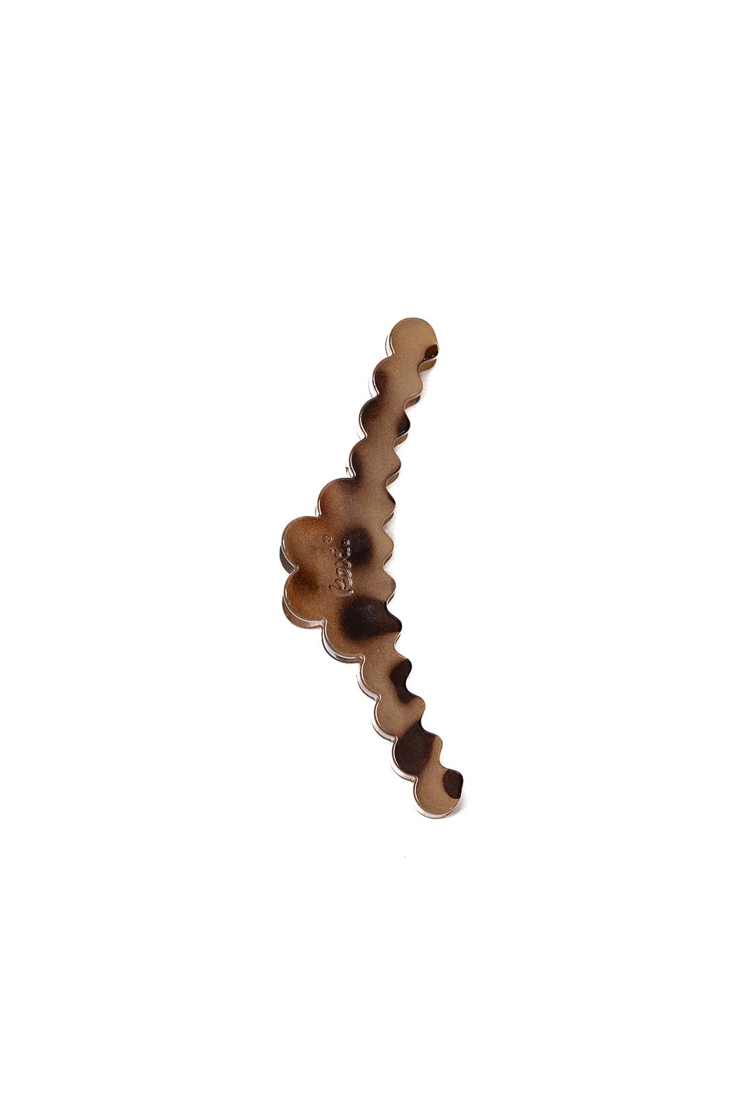 SCALLOPED ORIGINAL HOLD EVERYTHING CLAW: LIGHT TORTOISE