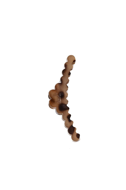 SCALLOPED ORIGINAL HOLD EVERYTHING CLAW: LIGHT TORTOISE