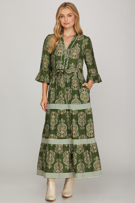 Delilah Tiered Maxi Dress