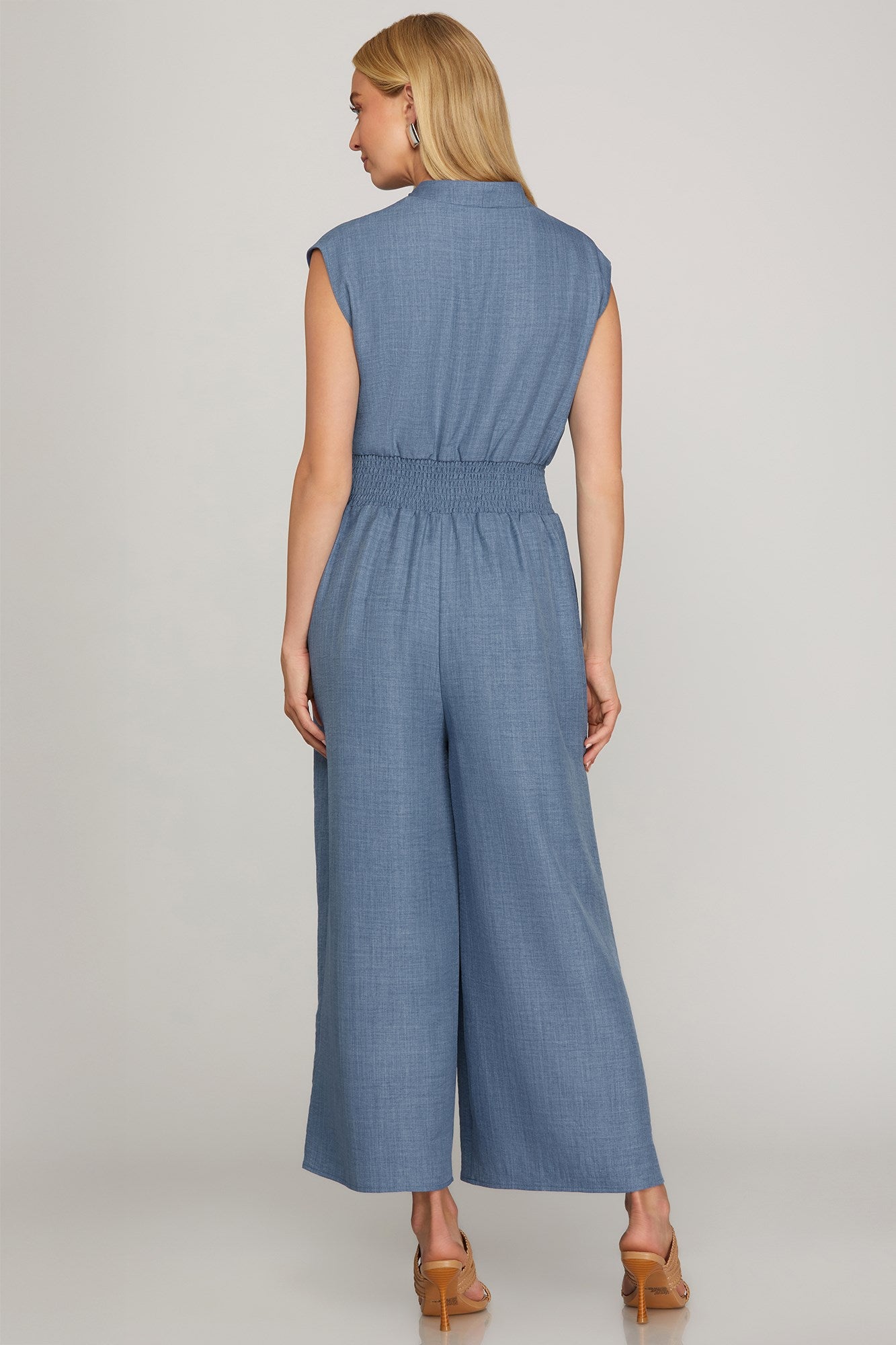 Coco Front Zip Wide Leg Jumpsuit